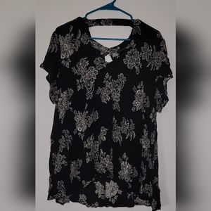 Women's Blouse Black/Beige
